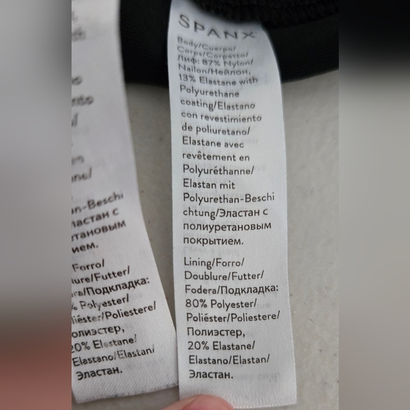 Spanx 2 Pair Black and Leopard Faux Leather Biker Shorts - Picture 13 of 15